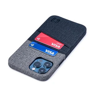 Dockem iPhone 12, 12 Pro, 12 Pro Max Luxe M2 Wallet Case; 2 Slots, Metal Plate - Picture 1 of 40