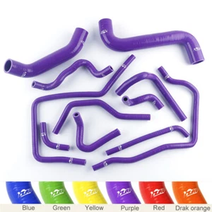 SILICONE RADIATOR HOSE FOR SUBARU 2002-2007 IMPREZA WRX GDA/GGA STi GDB/GGB EJ20 - Picture 1 of 12