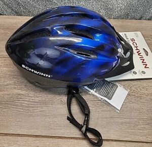 Adult Schwinn Intercept Vented Visor Bicycle Helmet Blue+Black 14+