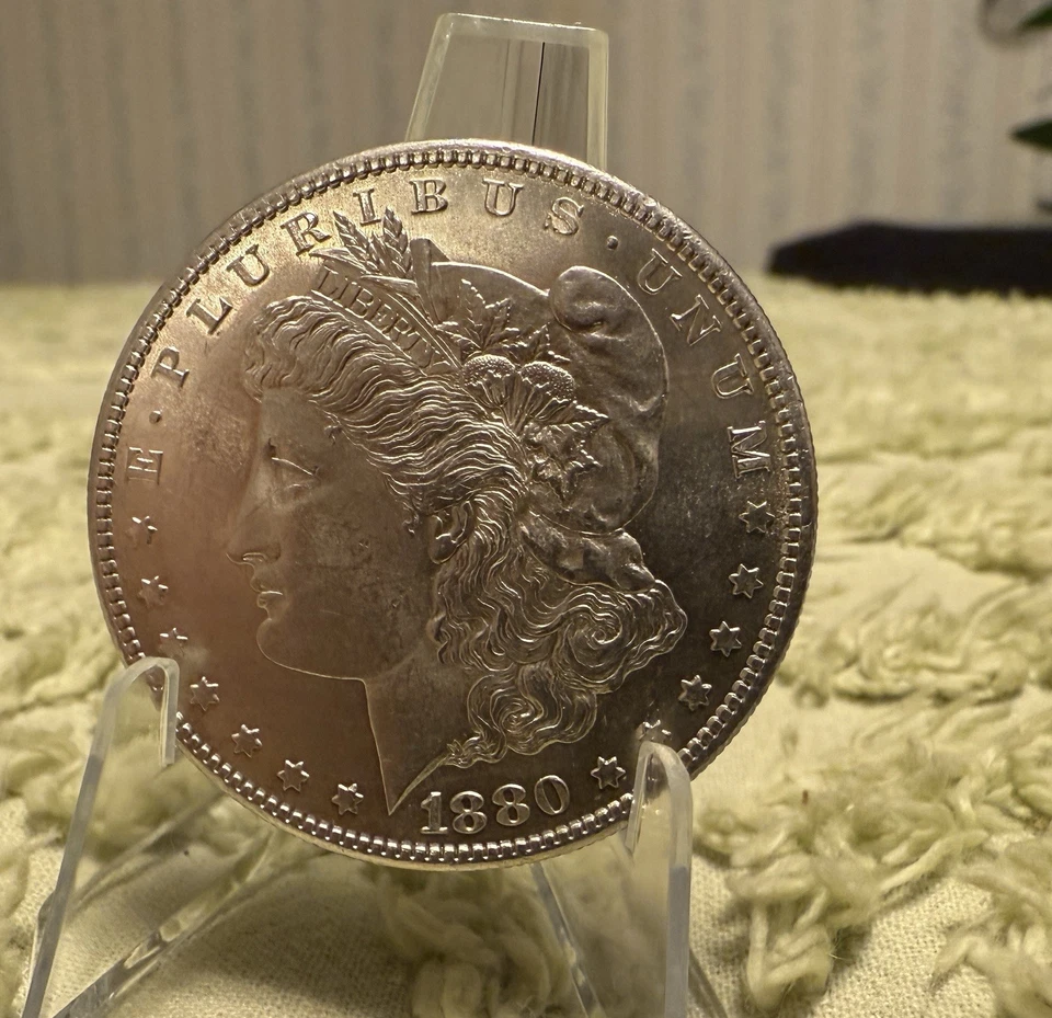 1880/9-S GEM TO SUPERB GEM BU MORGAN DOLLAR VAM-11 HOT 50 PROOF LIKE - Image 1 of 4