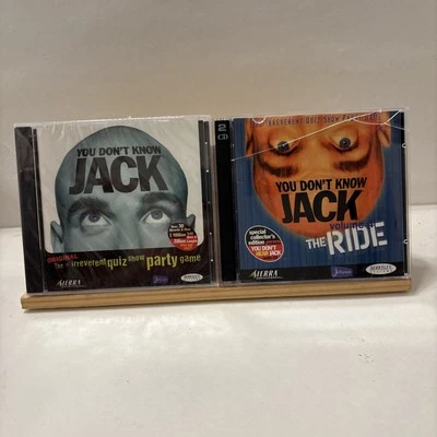 You Don't Know Jack Volumes 1 & 4 (PC, 1998) - Complete - New and Sealed Vol 1 - Image 1 of 4