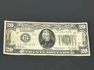 1928 $20 Federal Reserve Note ***Redeemable in Gold** US Bill LOW Shipping!!! - Picture 1 of 2