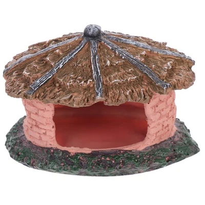  Grotte Pour Reptile Abri Tortue Accessoire Aquarium À Reptiles De Peau Moussue - Photo 1/4