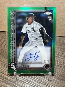 Tarjeta automática Topps 2025 cromada Jairo Iriarte #RAJI novato verde verdadero 53/99 - Imagen 1 de 3