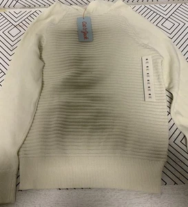 🥥 Cat & Jack Long Sleeve Pullover Sweater With Hood Size M(8)🆕 - Picture 1 of 6