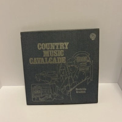 COUNTRY MUSIC CAVALCADE 3 Vinyl Record Box Set Nashville Graffitti  - Image 1 of 4