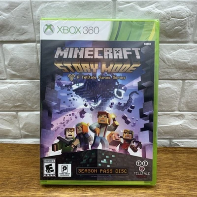 Minecraft: Story Mode - Season Pass Disc (Xbox 360, 2015) Brand New Sealed - Image 1 of 4