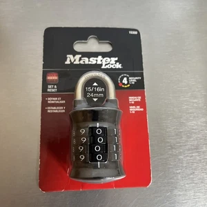 Master Lock 1535D: 1-1/2in (38mm) Customizable Combination Padlock - Picture 1 of 3