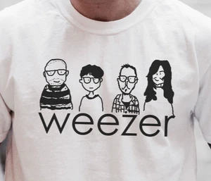 Camiseta Weezer Punk Rock On Premium Vintage Negra Colores Cómodos Camiseta - Imagen 1 de 6
