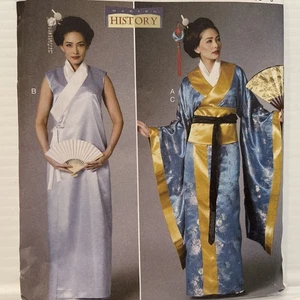 Butterick Pattern 6267 Sz 14-22 Geisha Kimono Japanese History Costume Cosplay - Picture 1 of 9