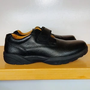 Dr. Scarpe per diabetici Comfort William #6310 in pelle nera da uomo taglia 10 M 10M - Foto 1 di 9