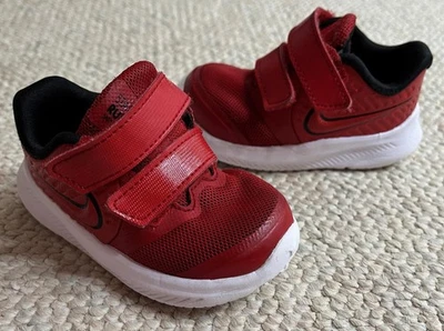 Nike Star Runner Toddler Baby Boy 5C Red Slip On Sneakers Shoes AT1803-600 - Image 1 of 4