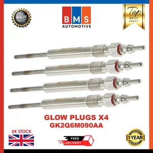 BUJÍAS INCANDESCENTES X4 GENUINAS OEM-GK2Q6M090AA PARA FORD RANGER 2.0 DIÉSEL YLF ECOBLUE NUEVAS - Imagen 1 de 6