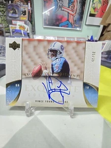Upper Deck Exquisite Collection 2006/35 endosos Vince Young Auto Titans - Imagen 1 de 4