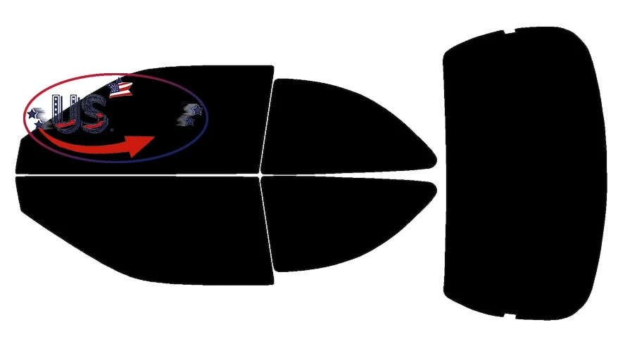 Kit de película de tinte de ventana de 2 capas precortada para Hyundai Accent 1995-1999 hatchback de 2 puertas Foto 1 de 4