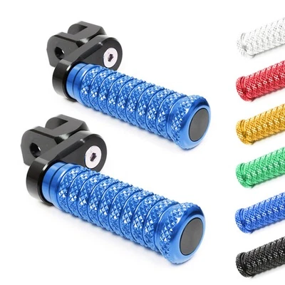 Clavijas de pie delanteras elevables de 1 pulgada con poste azul para Honda NC700 S/X 12 13 14 15 16 Foto 1 de 4