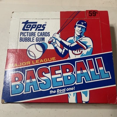  1985 Topps Baseball Cello Box  -  24 Packs sealed packs - Image 1 of 4