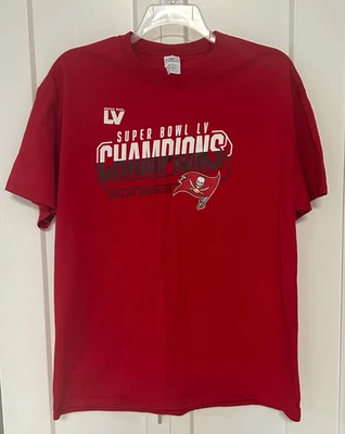 Camiseta Tampa Bay Buccaneers/Super Bowl LV Champions - Hombre Talla XL -100% Algodón. Foto 1 de 4