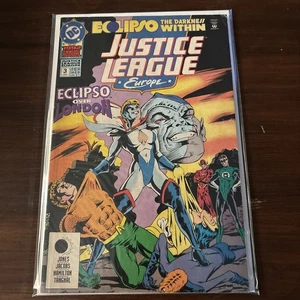 JUSTICE LEAGUE EUROPE ANNUAL #3 (DC, 1989) VF Eclipso - Picture 1 of 6