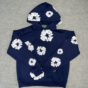 Denim Tears Hoodie Long Sleeve Black Comfy Fit Men Size XL - Picture 1 of 2
