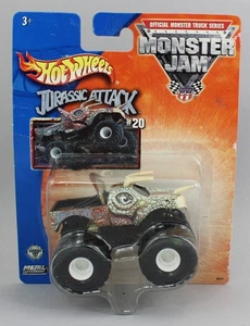 HOT WHEELS 1:64 MONSTER JAM 2003 #20 = JURASSIC ATTACK Monster Truck *NIP* - Picture 1 of 1