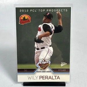 2012 Pacific Coast League Top Prospects Wily Peralta Nashville Sounds NM #15 - Picture 1 of 7