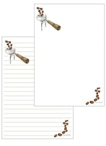Coffee Pleasure - Letter Writing Paper - 20 pages - Premium 100gsm paper - Picture 1 of 3