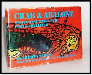 Shirley Sarvis / Crab & Abalone West Coast Ways With Fish & Shellfish 1st 1968 - Picture 1 of 4