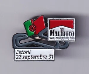 RARE PINS PIN'S .. TOBACCO MARLBORO F1 CAR RACING TEAM ESTORIL VINTAGE 1991 ~US2 - Picture 1 of 1