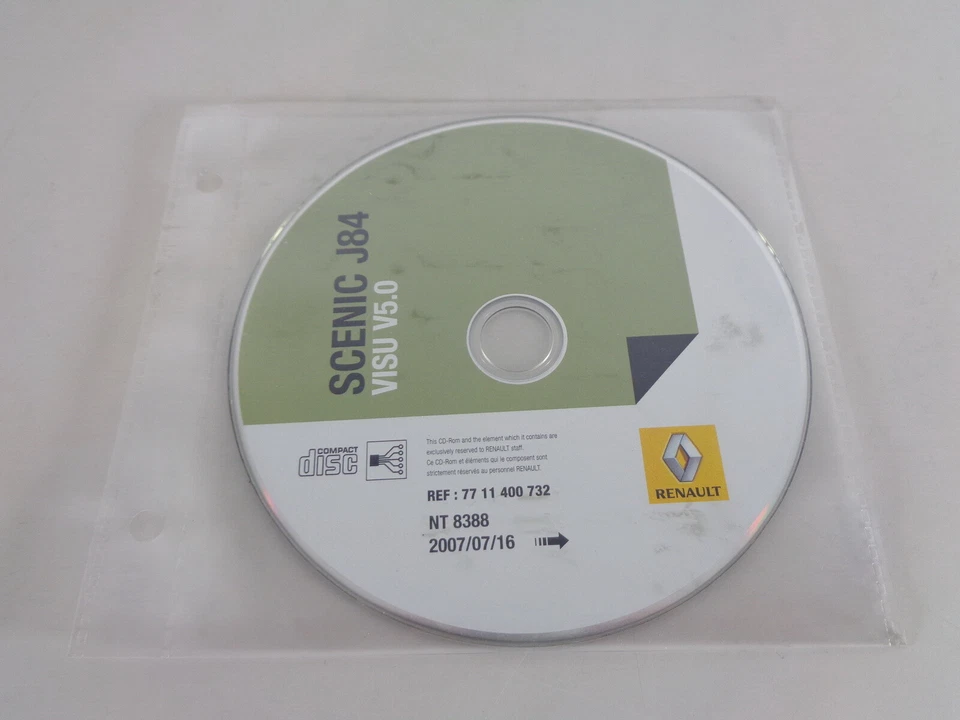 Eléctrico Diagramas de Cableado De CD Renault Scenic X84 Stand 07/2007 - Imagen 1 de 1