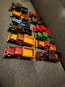Hand Made Wooden Cars by PBC International - China Vintage 12 price - Picture 1 of 13