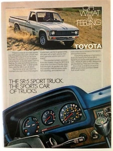 1980 Toyota SR5 Sport Truck Print Ad - Picture 1 of 2