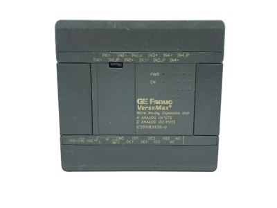 IC200UEX636-0 GE Fanuc VersaMax Micro Analog Expansion Unit 4 Input 2 Output - Image 1 of 4