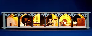 LED Schwibbogen-Erhöhung 80cm Hauskeller Keller Sockel Erzgebirge Fachhandel Neu - Bild 1 von 2