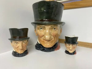 Royal Doulton - John Peel - D5612 & D5731 & D6130 - Large-Sm-Mini - Picture 1 of 4