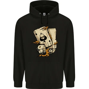 Skull Ace of Spades Heavy Metal Rock Music Childrens Kids Hoodie - Picture 1 of 3