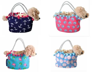 The Preppy Pelican Collection 6" Purse with Puppy Mermaid Turtle Flamingos Crab - Picture 1 of 15
