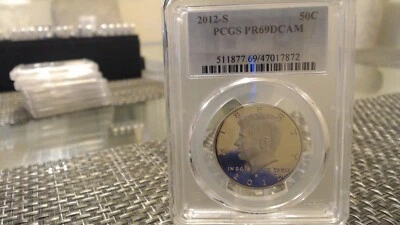 2012-S Kennedy Half Dollar PCGS PR69DCAM - Image 1 of 2