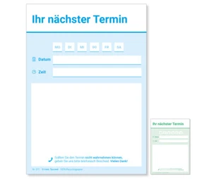 Frank Paperman® | 600 Terminzettel | Terminblock | 1 Termin | 12x 50 Blatt | A7 - Bild 1 von 19
