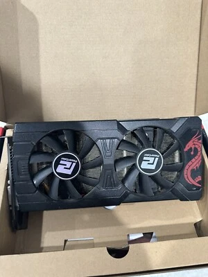 Powercolor AMD Radeon RX 570 8GB Graphics Card GPU AXRX 570 8GBD5-3DHD/OC - Image 1 of 4