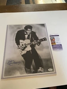 11”x14” Chuck Berry Autographed Photo JSA Certified Photo With Number - Picture 1 of 8