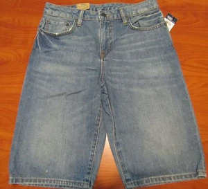 NEW POLO RALPH LAUREN BOYS CLASSIC 867 BLUE DENIM SHORTS SZ 18 - Picture 1 of 2