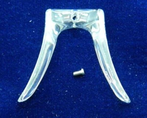 Unifit Snap/Screw-on Clear Hard Plastic Medium 4 count #NP445 - Picture 1 of 2