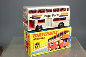 MATCHBOX SUPERFAST Nº17F LONDRES BUS. PINTURAS BERGER. SIN USAR, EN CAJA RARO - Imagen 1 de 2
