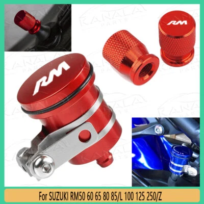 For SUZUKI RM50 60 65 80 85/L 125 250/Z Brake Fluid Reservoir Clutch Oil Cover - Image 1 of 4