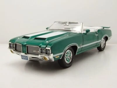 Oldsmobile 442 W-30 Cabriolet 1972 Verde Modellino 1:18 Acme - Immagine 1 di 4