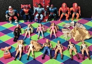 SHE-RA, MOTU, HUGE LOT OF 17 LOOSE FIGURES, ORIGINAL 1981-85, PRICE DROP! - Picture 1 of 24