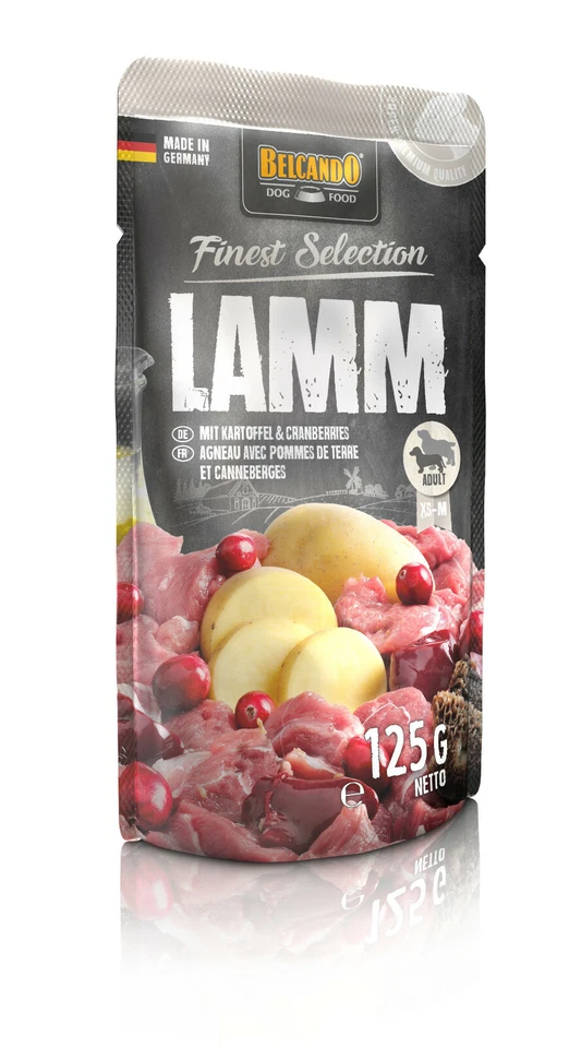 Belcando Frischebeutel 125g (EUR 11,12 / Kg ) Lamm mit Kartoffeln & Cranberries - Bild 1 von 1