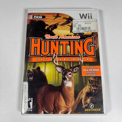 North American Hunting Extravaganza Wii Video Game Multiplayer CIB - Image 1 of 2