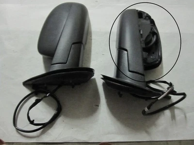 Juego de pares de espejos retrovisores laterales eléctricos térmicos texturizados negros izquierda y derecha 20809948 Foto 1 de 4